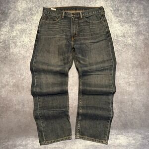 Levi's 505 Mens Jeans Dark‎ Wash Straight Fit Size 36x30